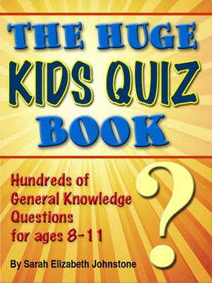 cover image of The Huge Kids Quiz Book